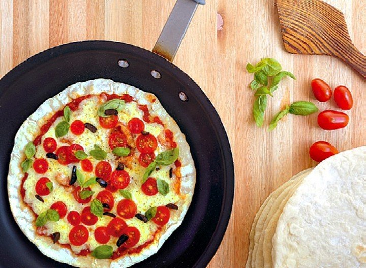 Pizza a la sarten