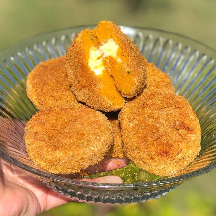 Croquetas de calabaza sin TACC. Foto: @daniela_lopilato