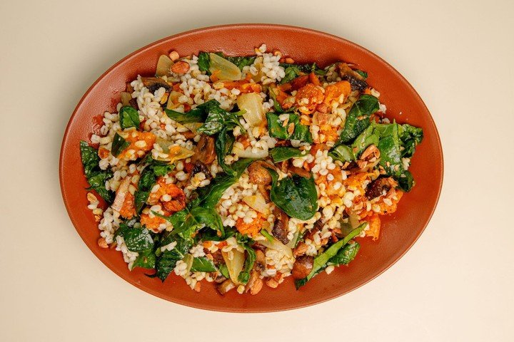 Ensalada con cebada.