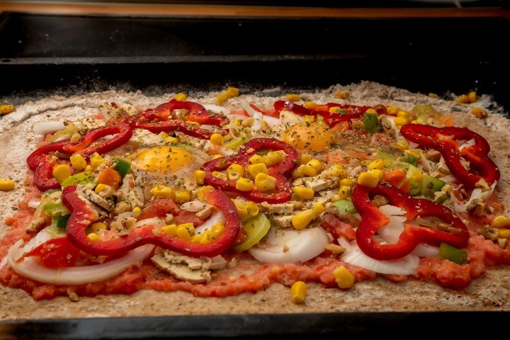 Masa de pizza integral. Foto: Shutterrstock.