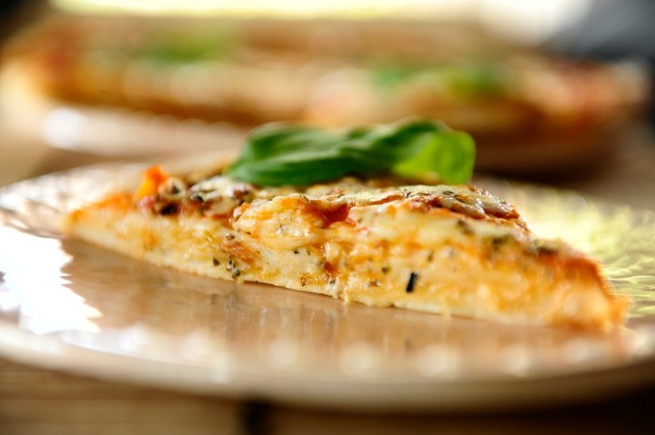 Pizza margarita. Foto: Hernan G Rojas.