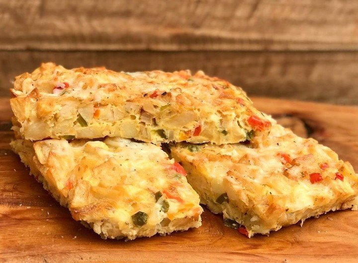 Tortilla al horno. Foto: @sabrina.recetas