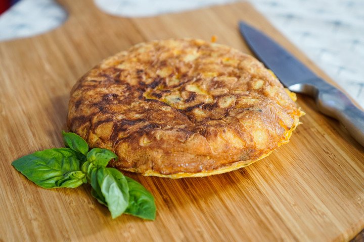 Tortilla de papa clasica. Foto Maxi Failla.