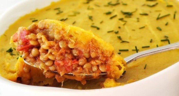 Pastel de lentejas. Foto: @comerconsciente.ok