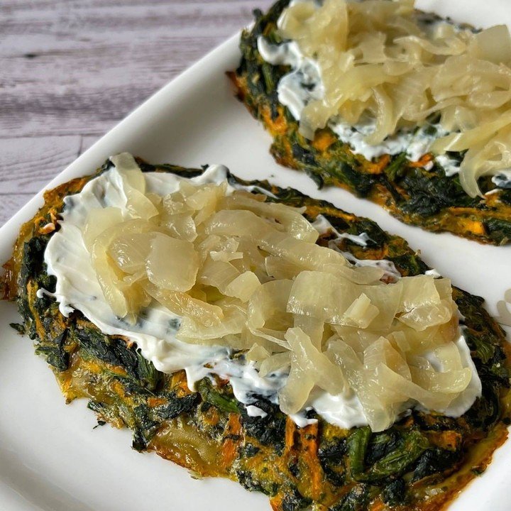 Milanesa de espinaca y zanahoria. Foto: @ daireauxnutricion
